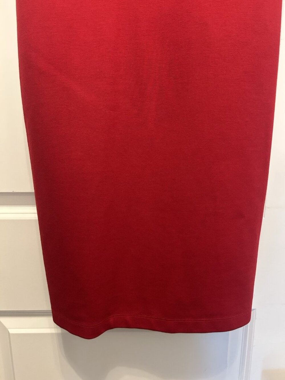White House Black Market Aura Collection Red Sheath Dress Size 10 Graduation - Picture 6 of 13